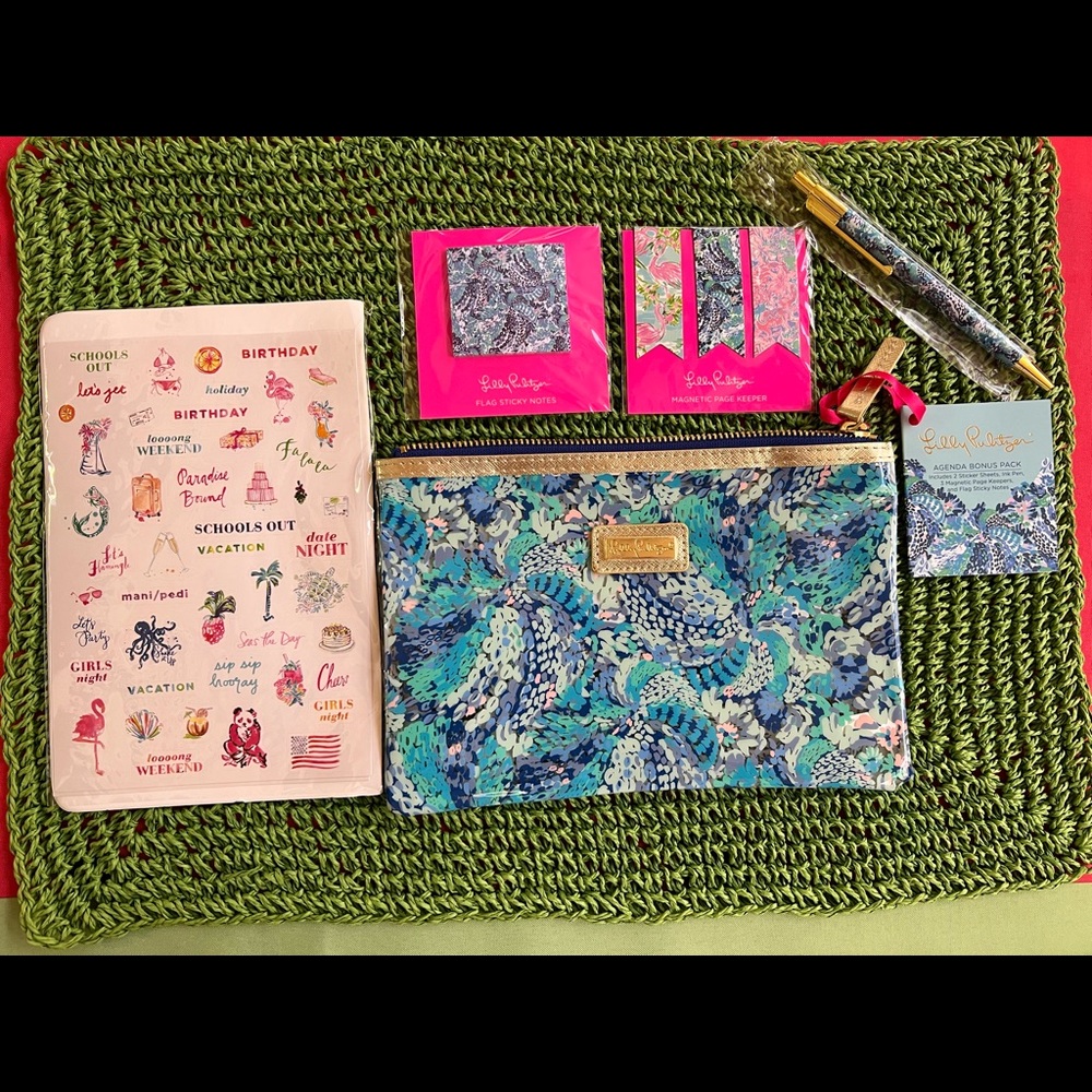 🛍🛍 LILLY PULITZER AGENDA BONUS PACK 🛍🛍